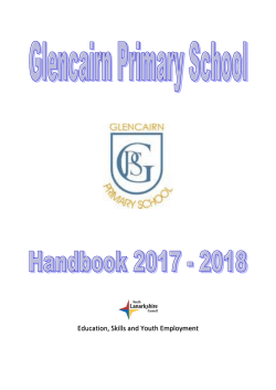 Glencairn primary school handbook