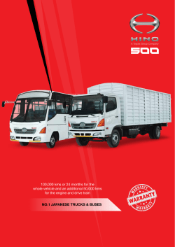 100,000 kms or 24 months for the whole vehicle and an additional