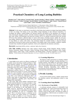 Practical Chemistry of Long