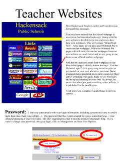 SchoolWorld Teacher Sites Tutorial