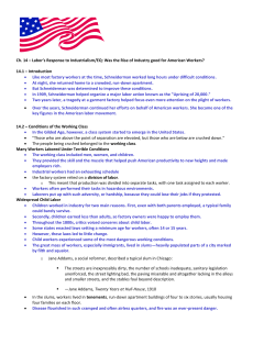 Ch. 14 Labor S Response To Industrialism/EQ