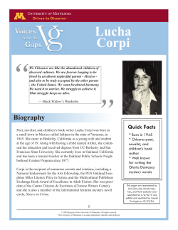 Corpi, Lucha - University Digital Conservancy