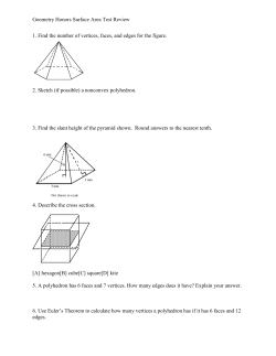 Surface Area Test review worksheet