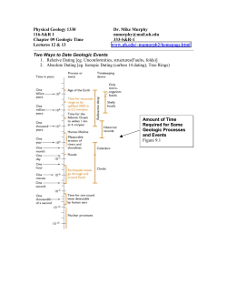 Physical Geology 1330