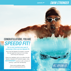 speedo fit! - DW Fitness Clubs