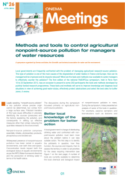 Methods and tools to control agricultural nonpoint