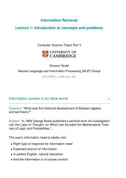 Introduction - Cambridge Computer Lab