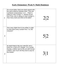 Math Dominoes Questions