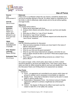 Use of Force