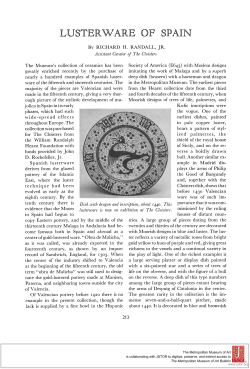 lusterware of spain - The Metropolitan Museum of Art