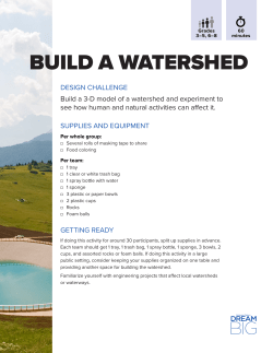 Build a Watershed_090716