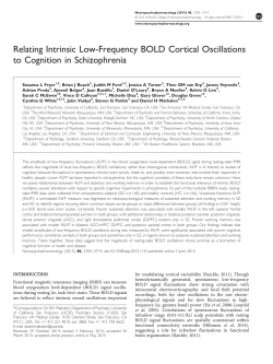 Relating Intrinsic Low-Frequency BOLD Cortical