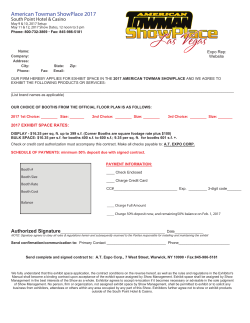 Contract - American Towman ShowPlace