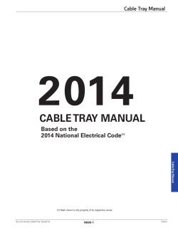 Cable Tray Manual - Cooper Industries