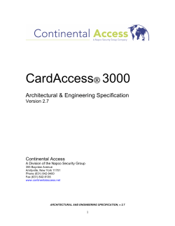 AE Continental Access V2.7 111309
