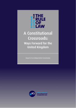A Constitutional Crossroads