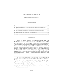 the promise of america