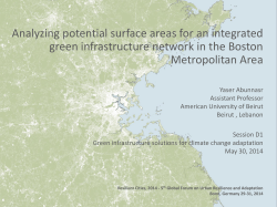 Boston, USA - Resilient Cities