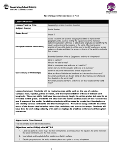 Technology Enhanced Lesson Plan Technology