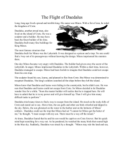 The Flight of Daedalus
