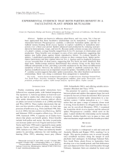 experimental evidence that both parties benefit in a