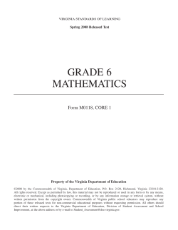 grade 6 mathematics