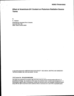 Effect of Americium-241 Content on Plutonium Radiation