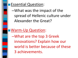 Hellenism Alexander the Great 2