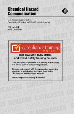 Body OSHA 3084 - Compliance Training Online