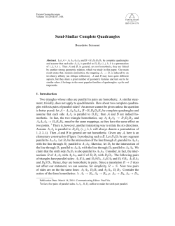 Semi-Similar Complete Quadrangles