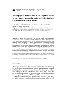 Anthropogenic perturbations to the trophic structure in a permanent