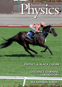 Australian Physics, 50, 2, Mar – Apr 2013