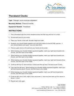 Theraband Clocks - Colorado Injury Treatment Center