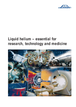 Liquid Helium - Linde Gas a.s.
