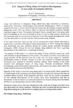 2.12 Impact of Drug Abuse of Youth on Development (A case study