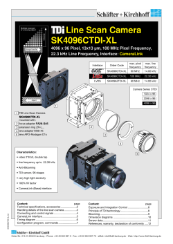 Line Scan Camera SK4096CTDI-XL