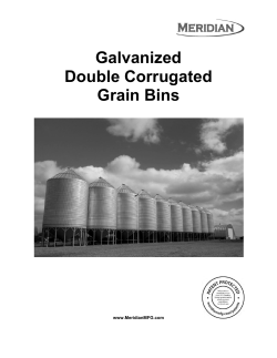 Meridian Double Wall Galvanized Grain Bin