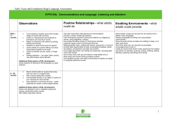 EYFS EAL 2014