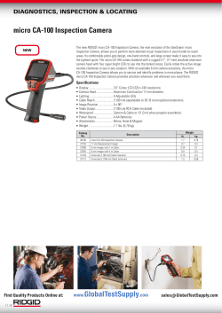 micro CA-100 Inspection Camera