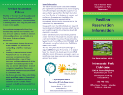 Pavilion Rental - City of Boynton Beach