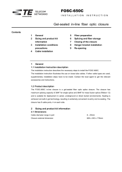 FOSC-650C - TE Connectivity