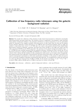 Calibration of low-frequency radio telescopes using the galactic