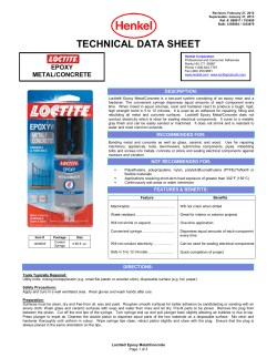 technical data sheet