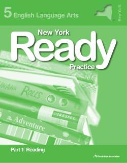 New York Ready English Language Arts Test Practice Grade 5