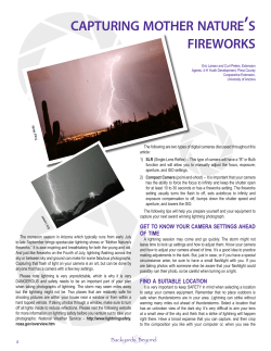 capturing mother nature fireworks