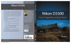 Nikon D3300 - Pearsoncmg.com
