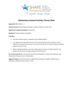 Elementary Instant Activity: Penny Dots