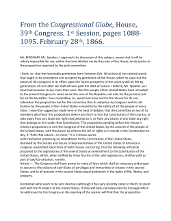 John Bingham`s speech