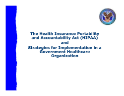 Presentation 2 - Health Care Compliance Association