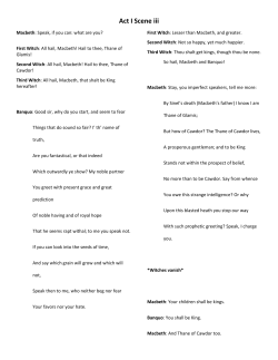 Macbeth Text